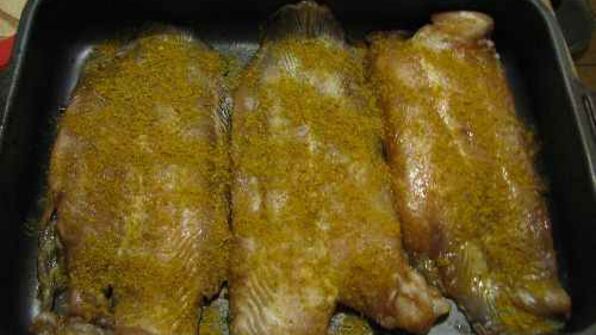 рыба запеченая с рисом-карри