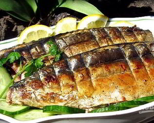 Скумбрия на мангале
