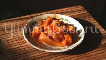 Треска в томатном соусе