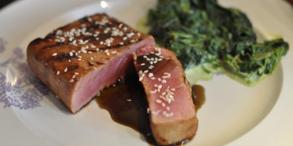 Рецепт жареного тунца