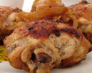 Домашний шашлык из куриных бедер