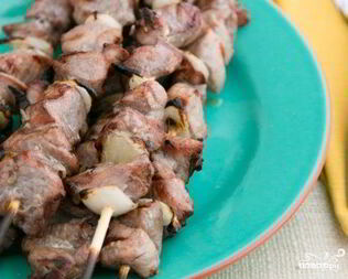 Кавказский шашлык из свинины