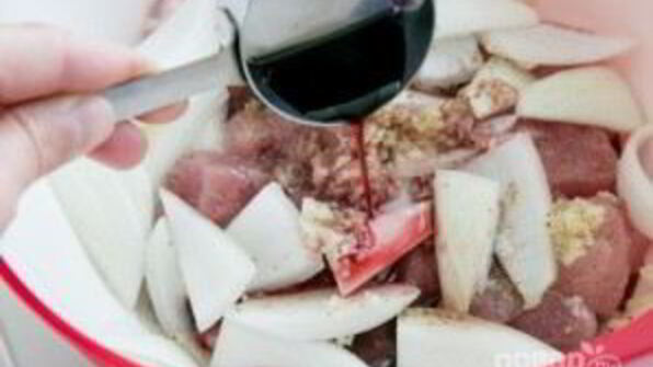 кавказский шашлык из свинины