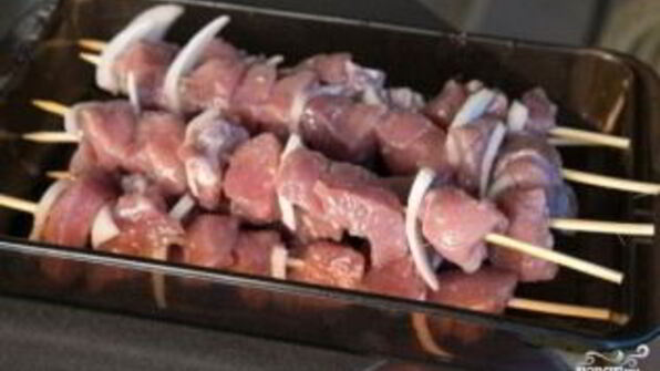 кавказский шашлык из свинины