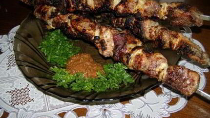 Классический шашлык из свинины в уксусном маринаде