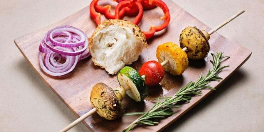 Рецепт овощного шашлыка