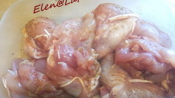 шашлычки из курочки с молодой картошечкой и шампиньонами