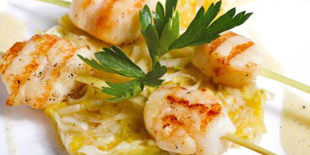 Рецепт шашлычков из трески с кокосовым карри