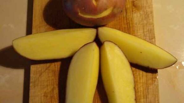 шашлычок по-домашнему с картошечкой