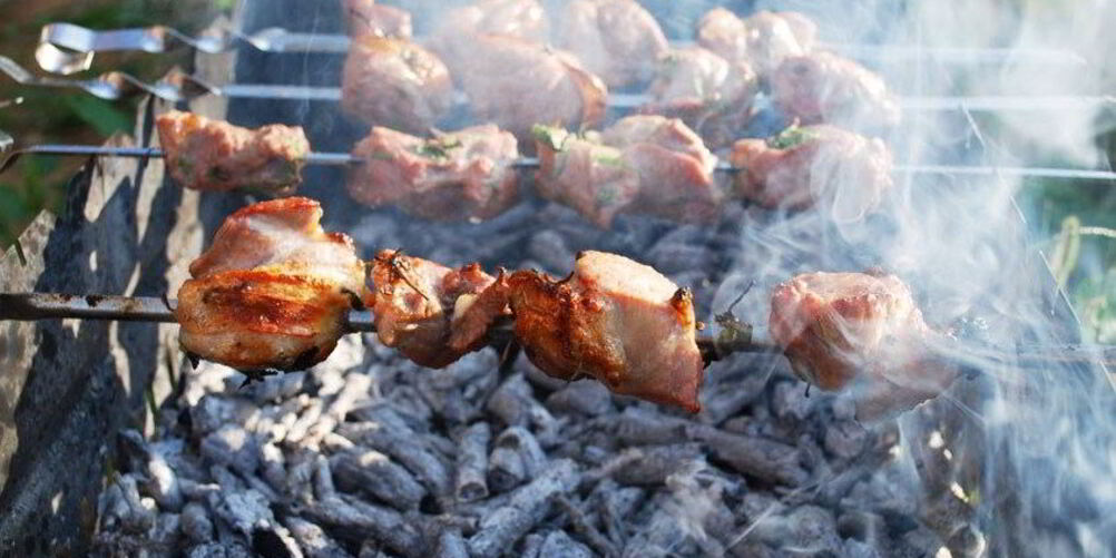 Рецепт шашлыка из баранины с кинзой и луком