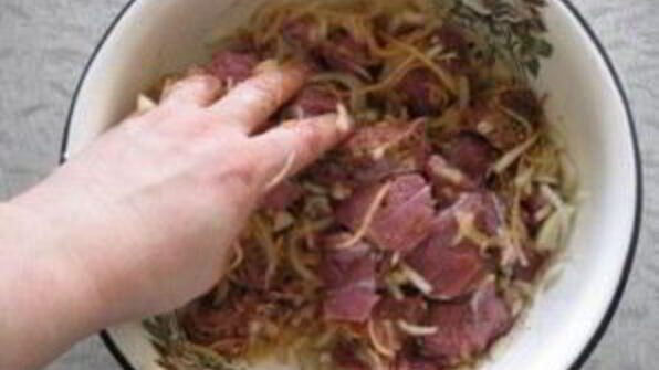 шашлык из баранины с лимоном