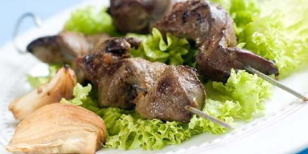 Рецепт шашлыка из говяжей печени