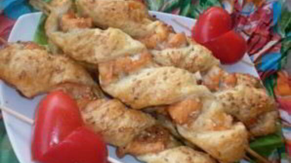 шашлык из рыбы в духовке