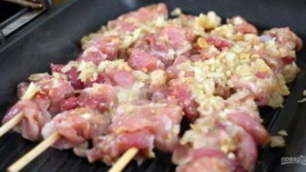 шашлык из свинины на вине