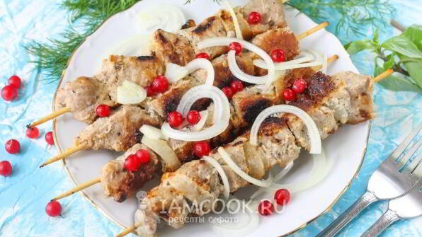 шашлык из свинины в мультиварке