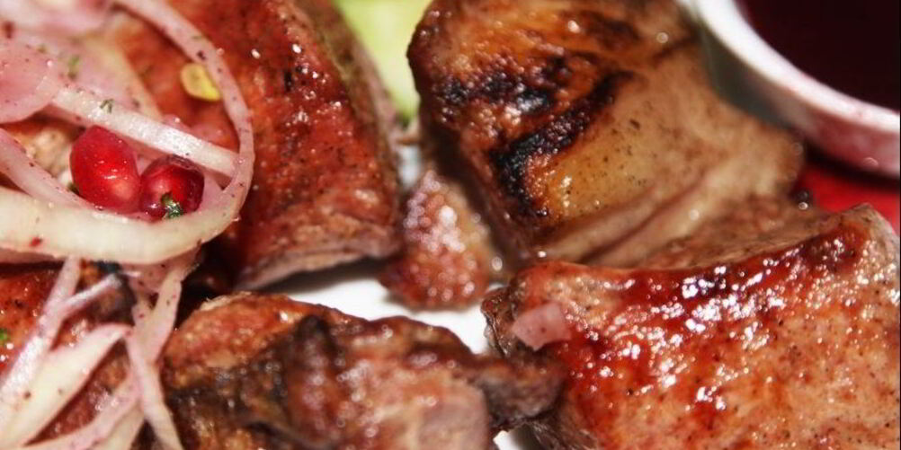 Рецепт шашлыка из телятины в гранатовом соке