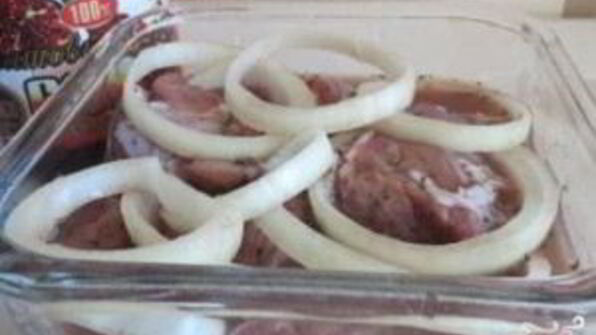 шашлык из телятины в гранатовом соке