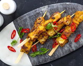 Шашлык из трески по-азиатски