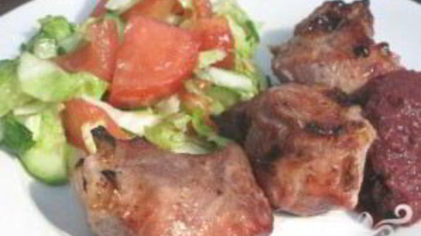 шашлык на гранатовом соке