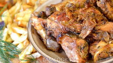 Шашлык на сковороде