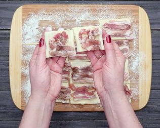 Шашлык с беконом