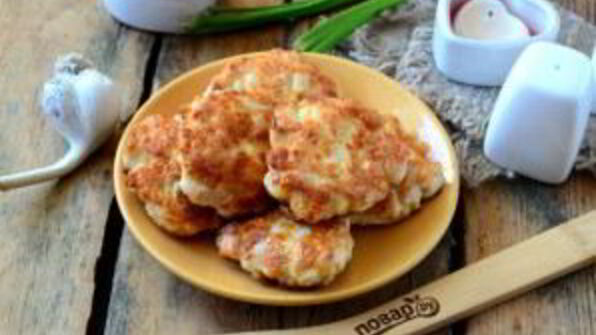 рубленые шницели из курицы с сыром