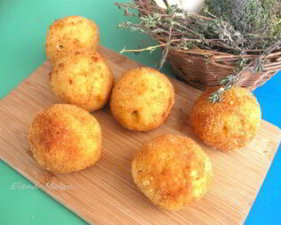 Сицилийские аранчини — рисовые шарики