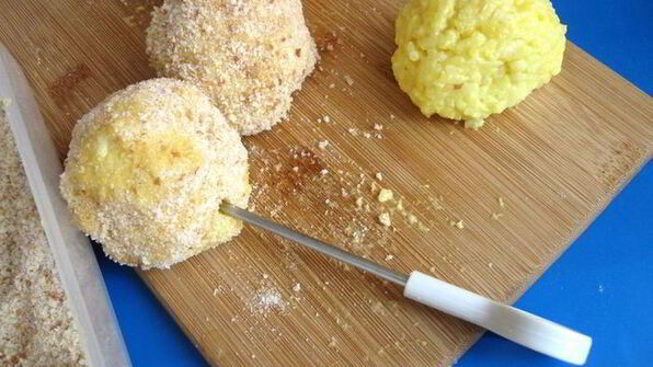 сицилийские аранчини — рисовые шарики