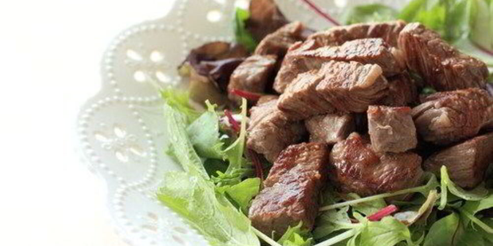 Рецепт мини-стейков из говядины с мирином по-японски