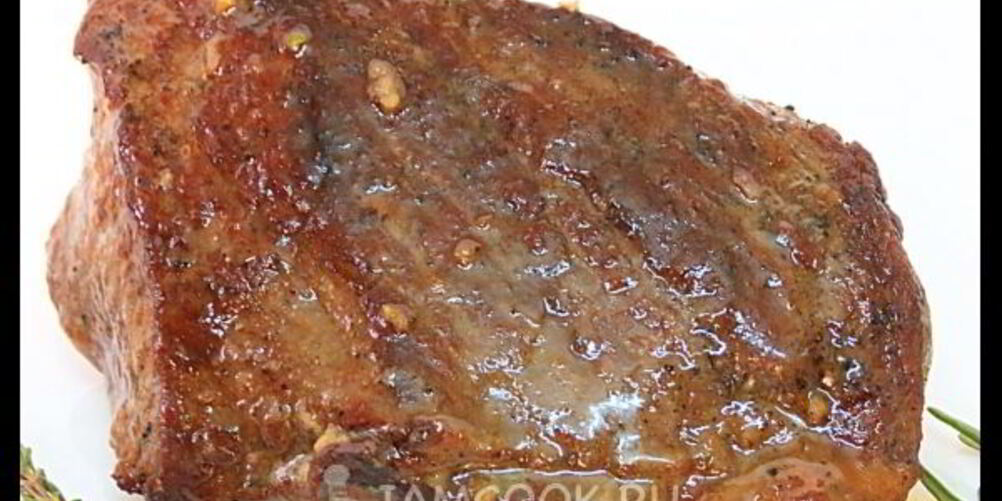 Рецепт стейка из говядины с розмарином и тимьяном