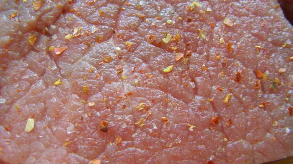 стейк с кровью из говядины