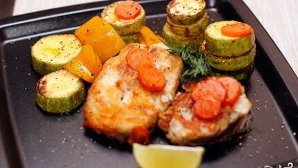 Стейки трески жареные