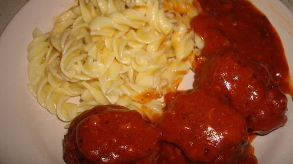 итальянские тефтели в томатном соусе