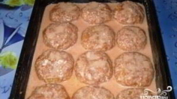 мясные тефтели с подливкой