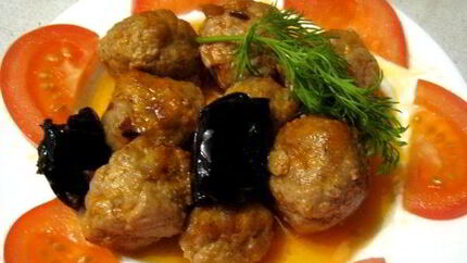 Тефтели с черносливом