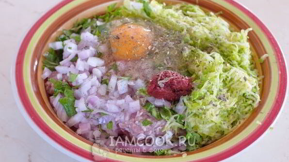 тефтели с кабачками