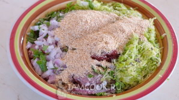 тефтели с кабачками