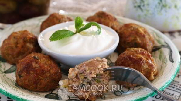 тефтели с кабачками