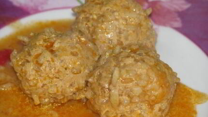 Тефтели с рисом в мультиварке