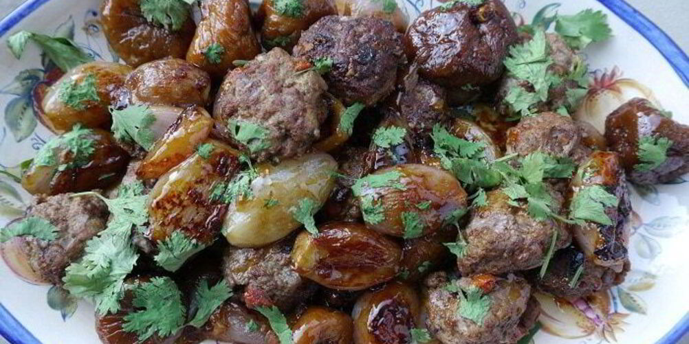 Рецепт тефтелек из ягнятины с инжиром и луком-шалотом