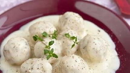 Тефтельки в сливочном соусе