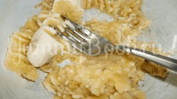 ленивые вареники с бананом