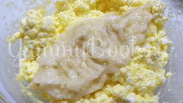 ленивые вареники с бананом