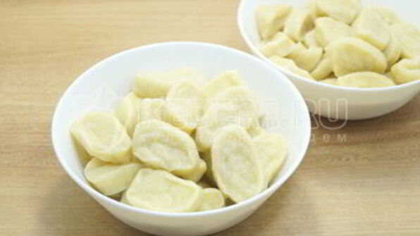 постные ленивые вареники с картофелем