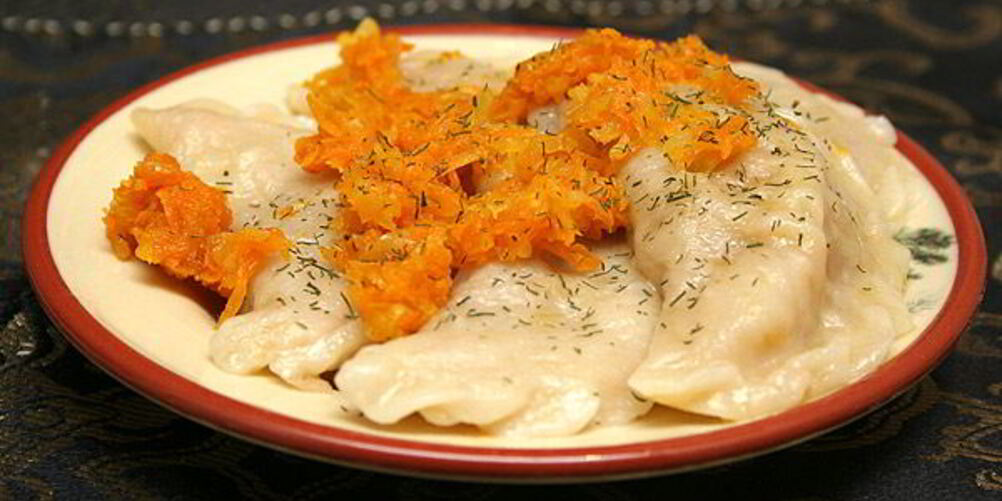 Рецепт постных вареников с капустой