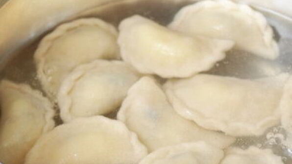 постные вареники с картофелем