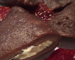 Шоколадные вареники