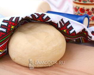 Тесто для вареников на сметане