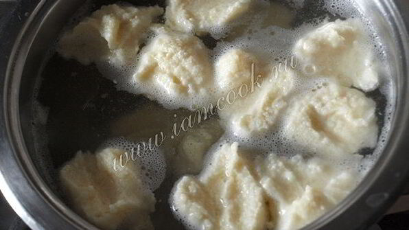 творожные ленивые вареники с манкой