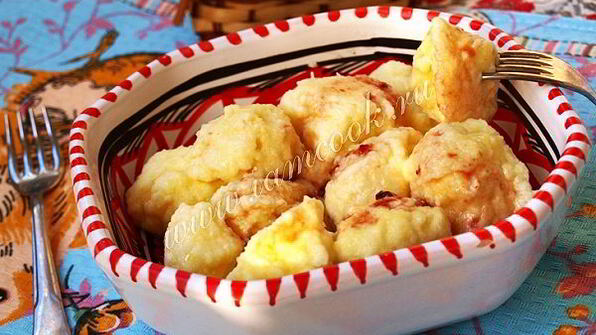 творожные ленивые вареники с манкой